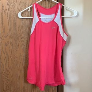 Pink Nike workout top